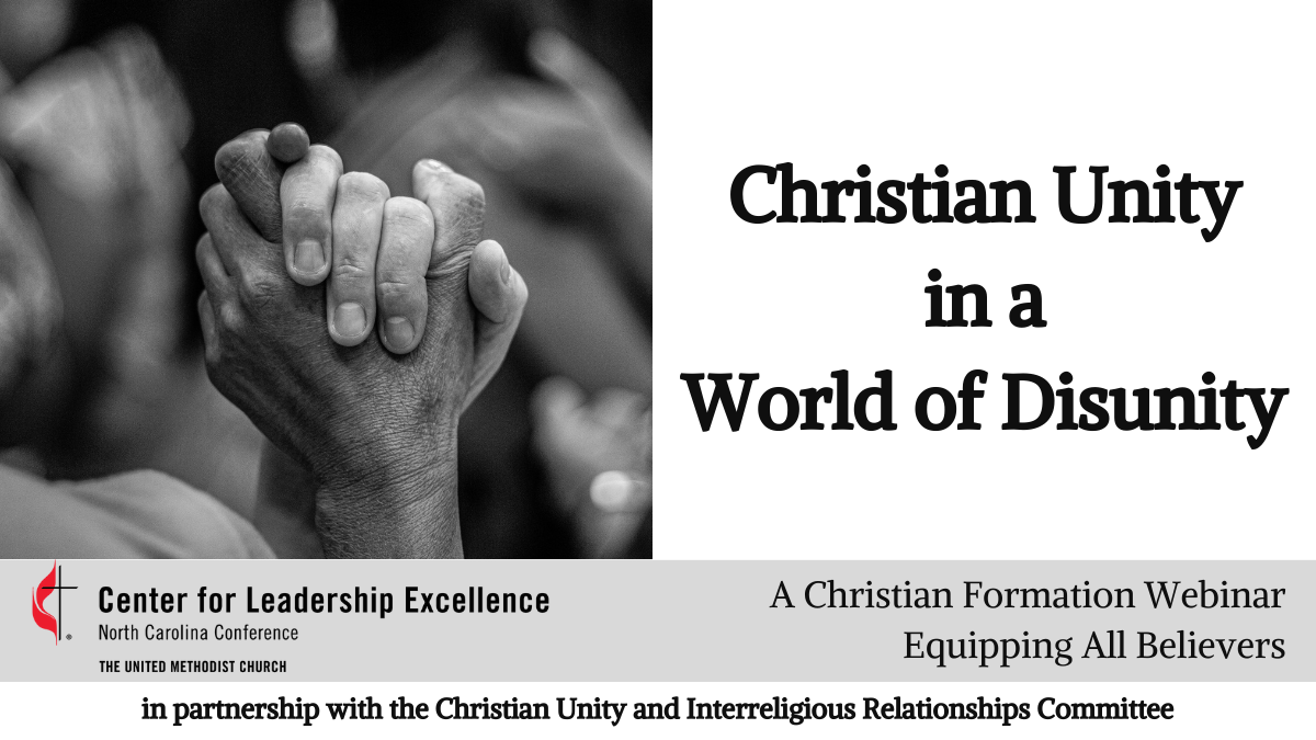 Christian Unity in a World of Disunity