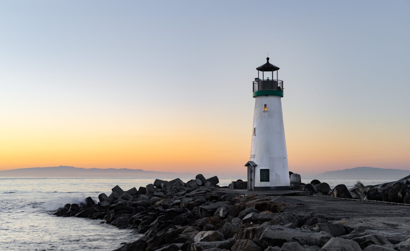 Lighthouse at Sunset