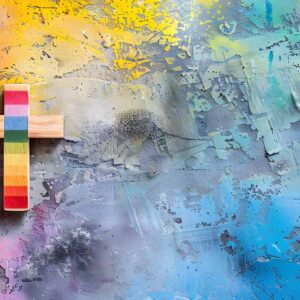 rainbow cross