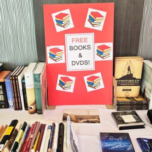 table with free books