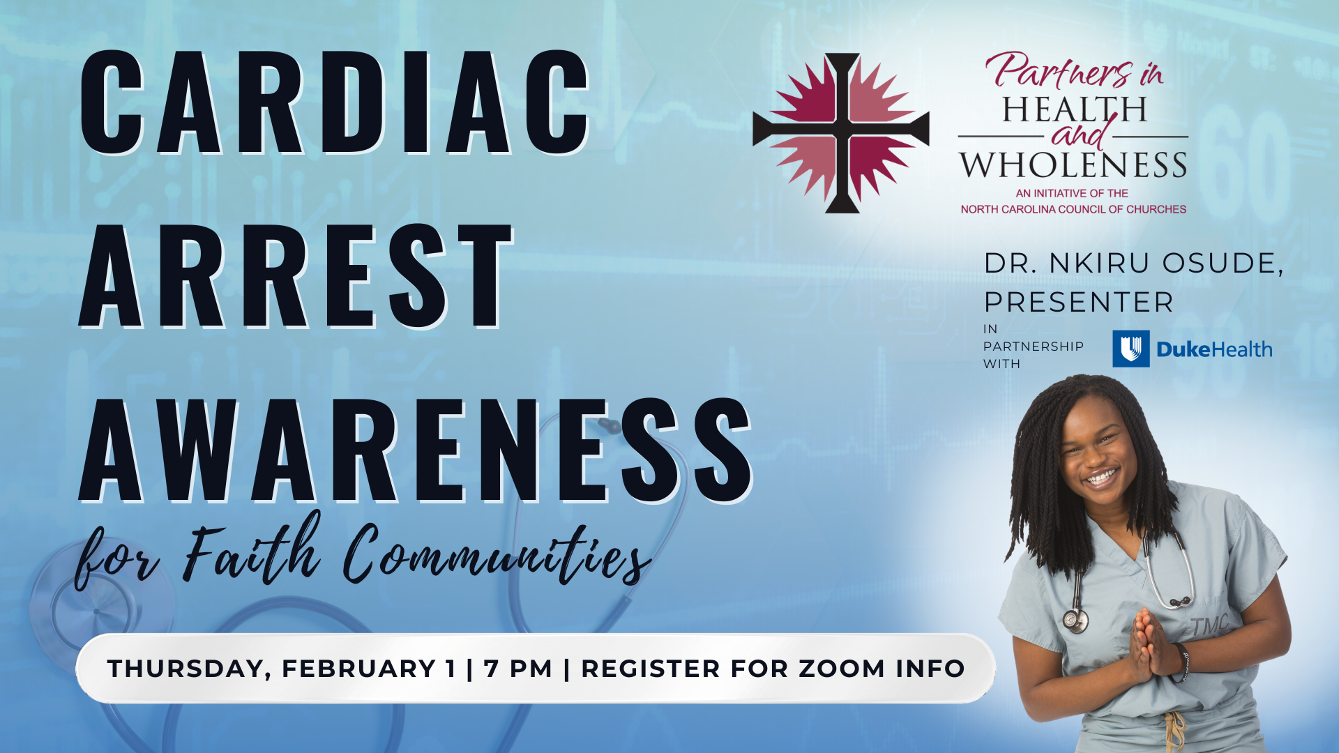Cardiac Arrest Awareness for Faith Communities