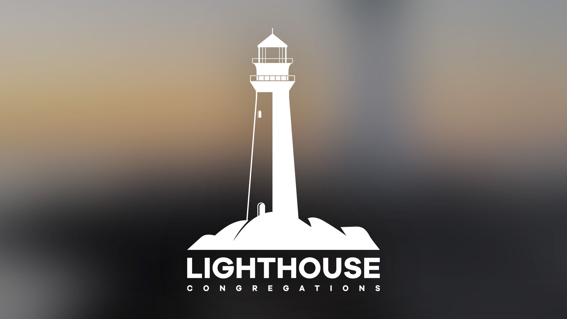 Lighthouse Congregations logo on a blurred background
