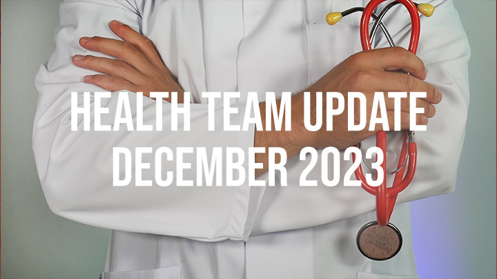 Health Team Update – December 2023
