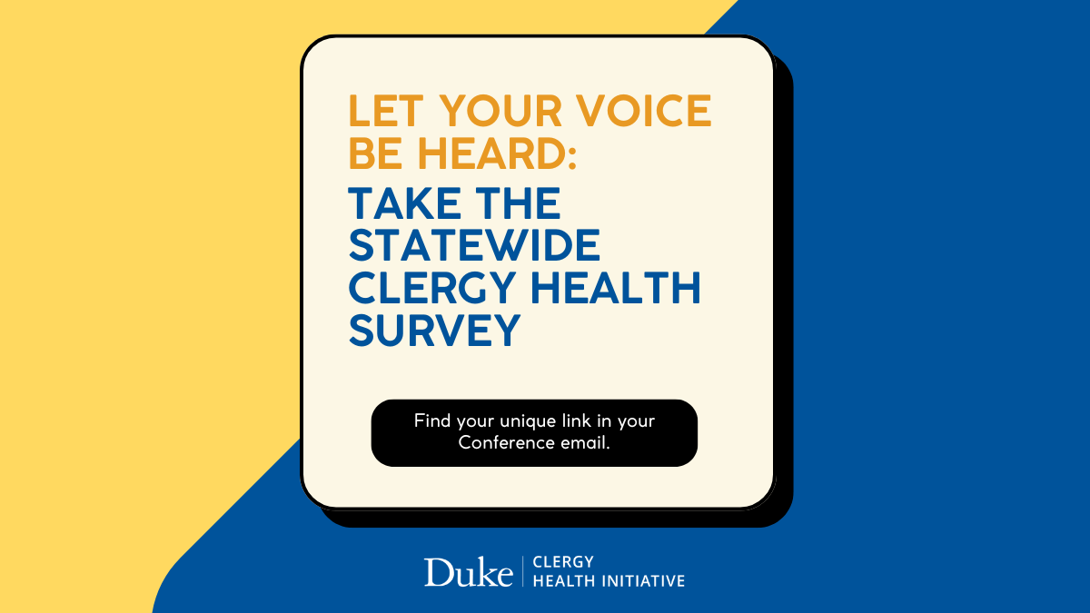 Statewide Clergy Health Survey